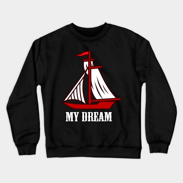 sailing Crewneck Sweatshirt by ktvshobbies